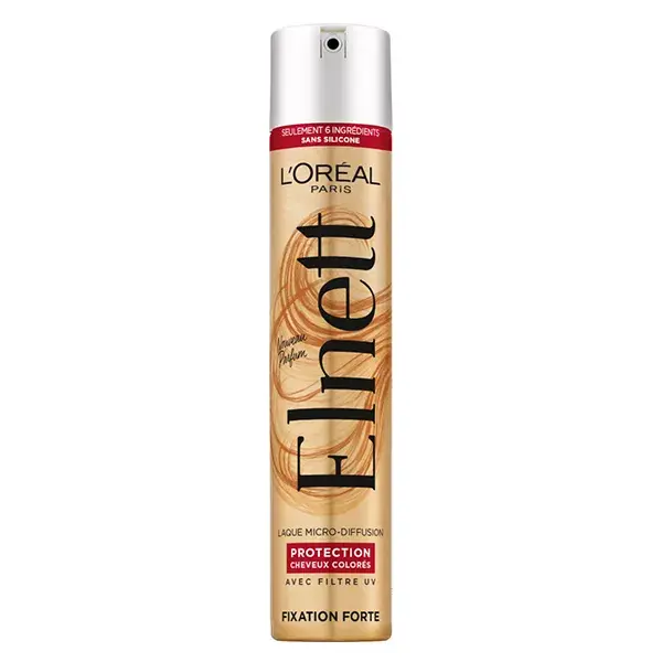 L'Oréal Paris Elnett Satin Cheveux Colorés Fixation Forte Laque 300ml