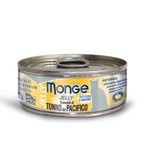 Monge Jelly Trancetti Di Tonno Del Pacifico Cibo Umido Per Gatti Adulti 80G