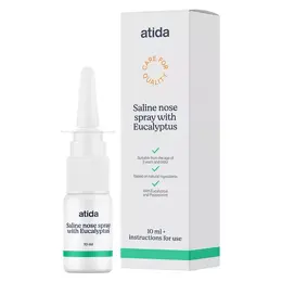 Atida Hygiène Spray Nasal Solution Saline Eucalyptus 10ml