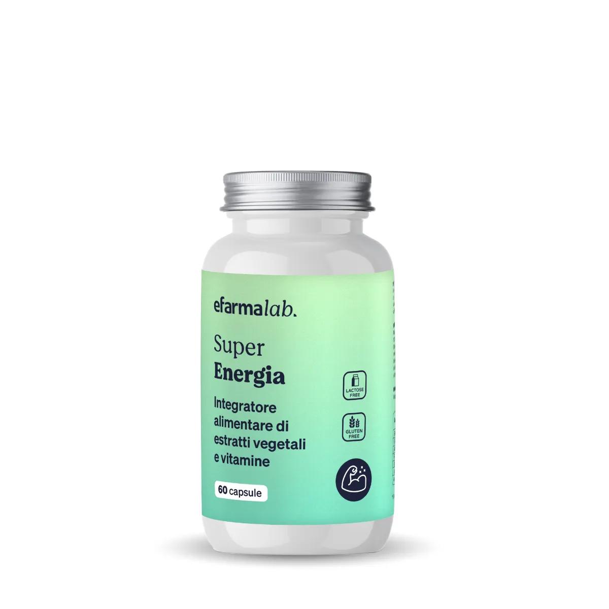 eFarmaLab Super Energia Integratore 60 Capsule