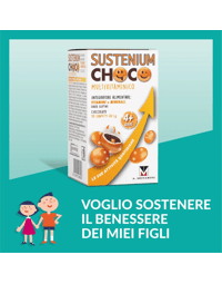 Sustenium Choco Integratore di Vitamine e Minerali Bambini 4+ 90 Confetti