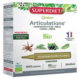 Superdiet Quatuor Articulations Bio 20 unidoses