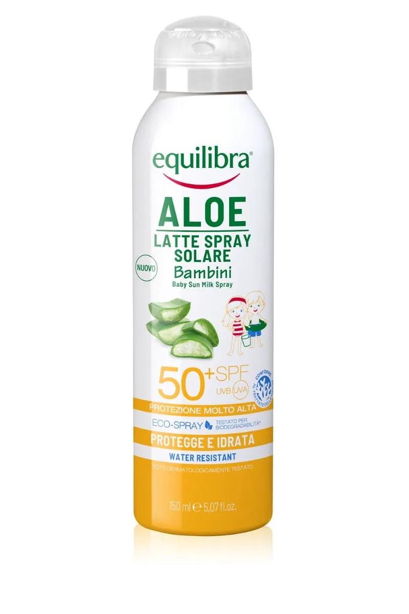 Equilibra Aloe Latte Solare Spray SPF 50+ Bambini 150 ml