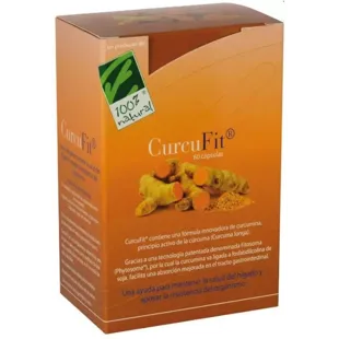 100% Natural CurcuFit 60 Cápsulas