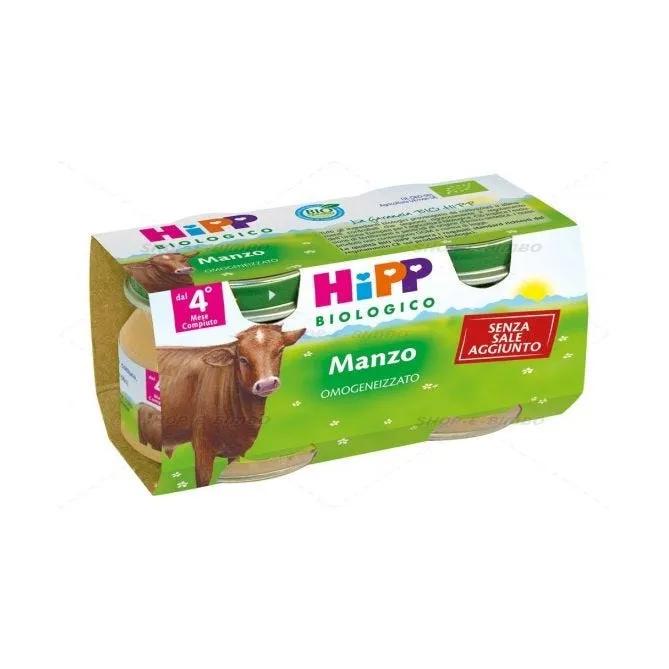 Hipp Biologico Omogeneizzato Manzo 2x80g