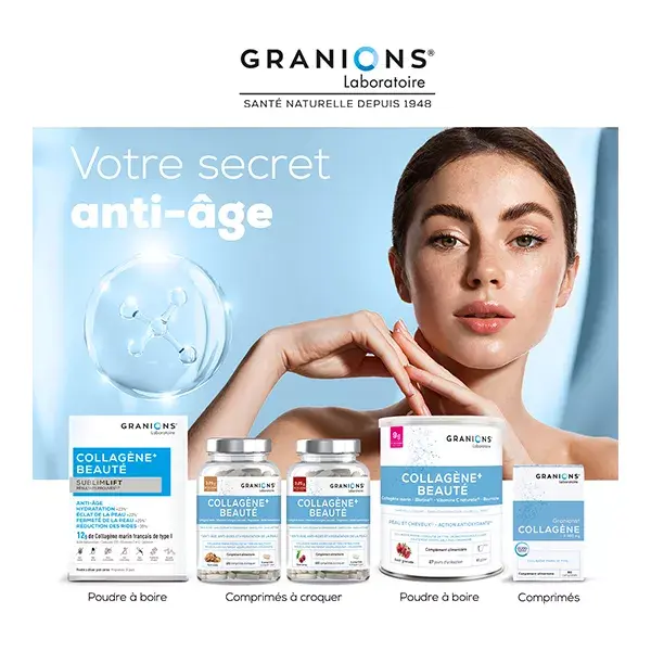 Granions Collagene+ Beauté Cigliegia 120 Compresse da mordere