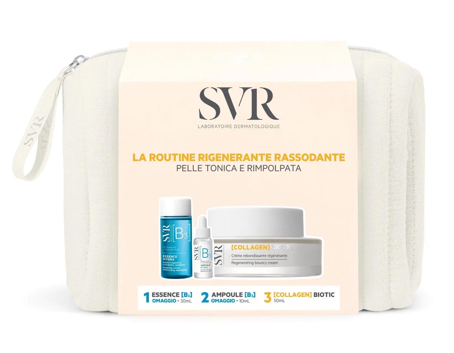 SVR Routine Rigenerante e Rassodante Cofanetto Collagen Biotic 50 ml + Ampoule B 10 ml + Essence B 30 ml