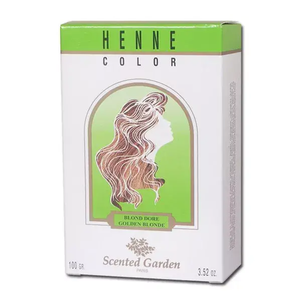 Henna Color perfumado jardín henna Rubio oro 100g