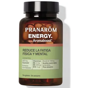 Pranarôm Aromaboost Energy Reduces Physical and Mental Fatigue 60 Capsules