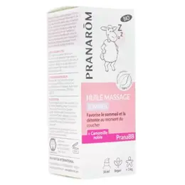 Pranarom PranaBb Huile de Massage Sommeil Bio 30ml