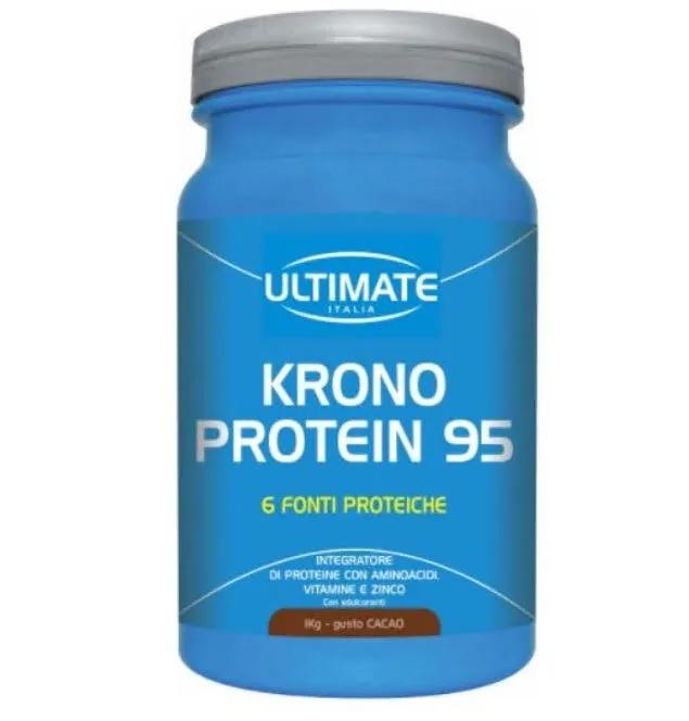 Ultimate Krono Protein 95 Integratore Alimentare Gusto Cacao 1kg