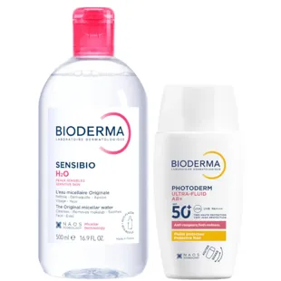 Bioderma Photoderm AR+ Ultra-Fluid Redness SPF50+ 40 ml + Sensibio H2O Micellar Water 500 ml