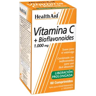 Health Aid Vitamin C + 1000mg Bioflavonoids 60 Tablets