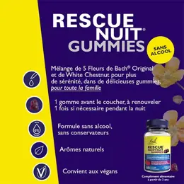 RESCUE NUIT® Gummies saveur Fruits rouges 60 unités