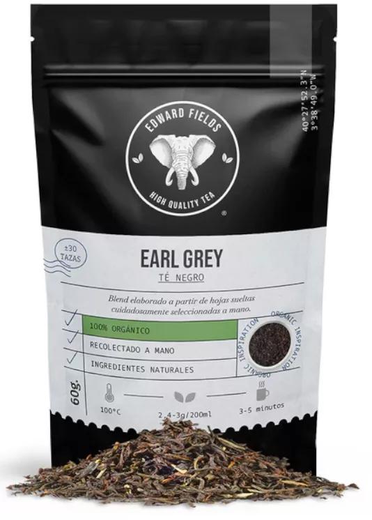 Edward Fields Tea Organic Earl Gray Black Tea Bulk 60 gr