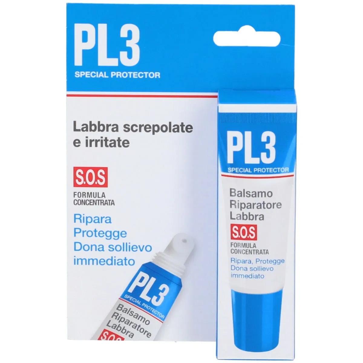 PL3 Balsamo Riparatore Labbra S.O.S Tubetto da 7,5 ml