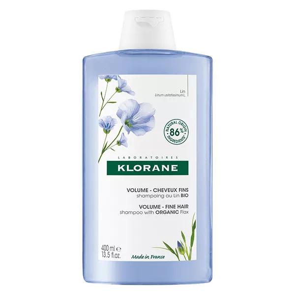Klorane Lino Champú Volumen Cabello Fino Bio 400ml
