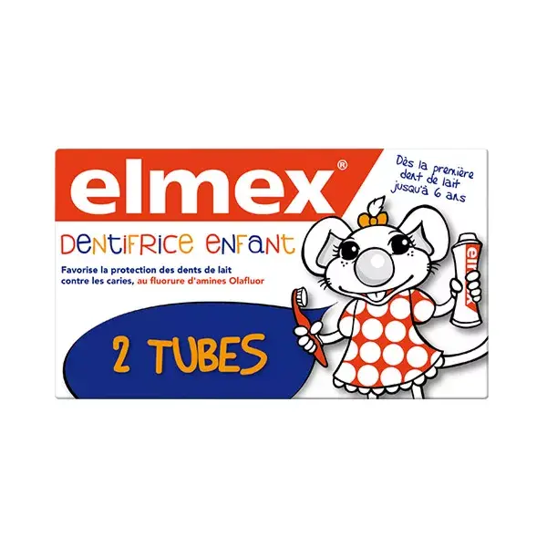 Elmex Dentifricio Bambino Lotto di 2 x 50ml