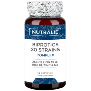 Nutralie Biprotics 30 Stämme 132 Milliarden CFU 60 Kapseln