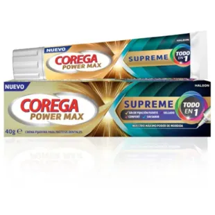 Crème fixatrice suprême Corega pour prothèses dentaires 40 gr