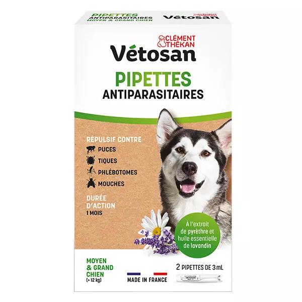 Clement Thekan Vetosan Antipulgas Antigarrapatas Perros Medianos y Grandes 2 pipetas