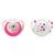 Nuk Ciuccio Starlight Silicone +6m Koala Rosa Stelle Lotto di 2