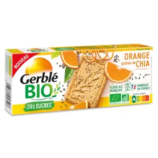 Gerblé Bio Biscotti Arancia e semi di Chia 132g
