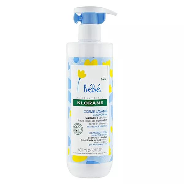 Klorane Bébé Crema Detergente Cold Cream 500ml