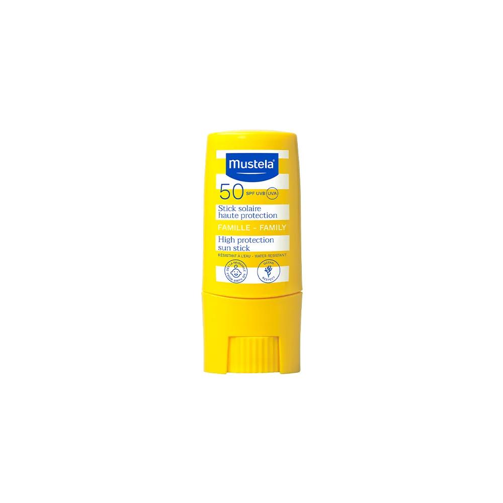 Mustela Stick Solare Protezione Molto Alta SPF 50+ Per Tutta La Famiglia 10 ml