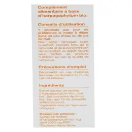 Nat & Form Ampoules Harpagophytum Bio 20 unités