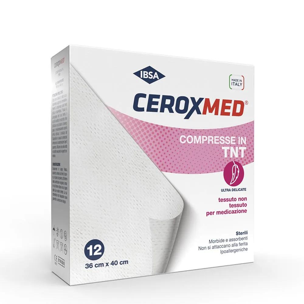 Ceroxmed Compresse di Garza Sterili TNT 36x40 cm 12 Pezzi