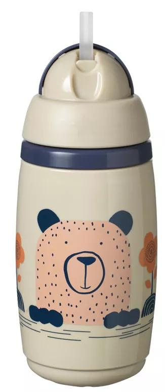 Tommee Tippee Vaso SuperStar Térmico con Caña 266 ml +12m Gris 