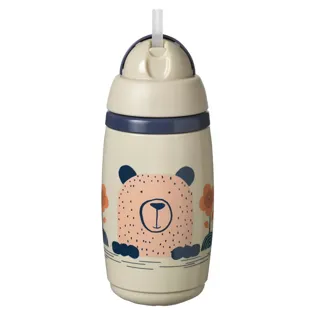 Tommee Tippee Vaso SuperStar Térmico con Caña 266 ml +12m Gris 