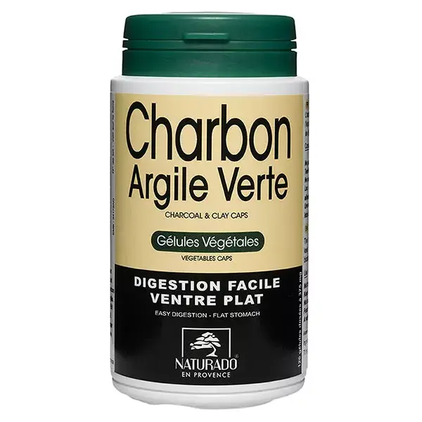 Naturado Charbon Argile Verte 120 gélules