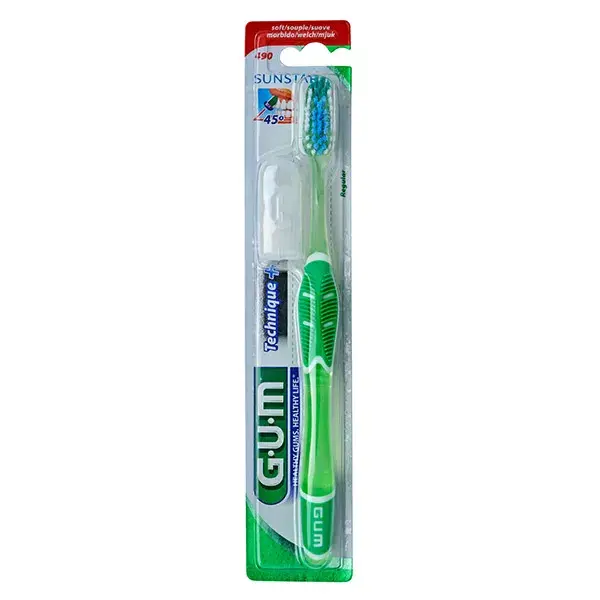 GUM toothbrush teeth Technique soft normal ref 490