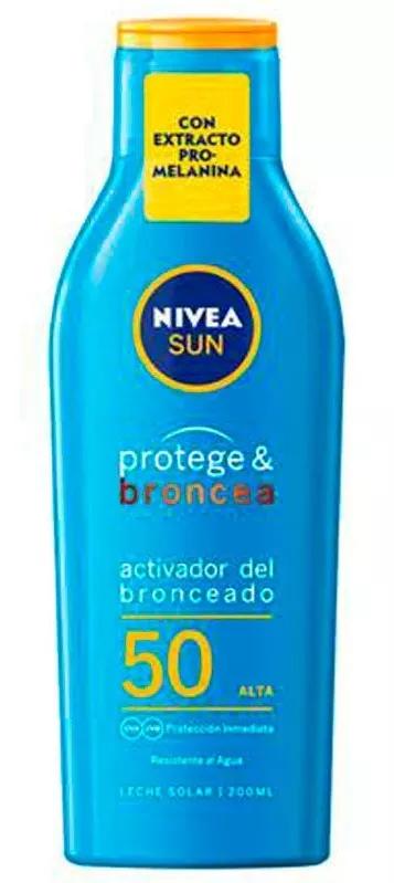 Sun Tan Activating Milk SPF50 Nivea Sun 200ml