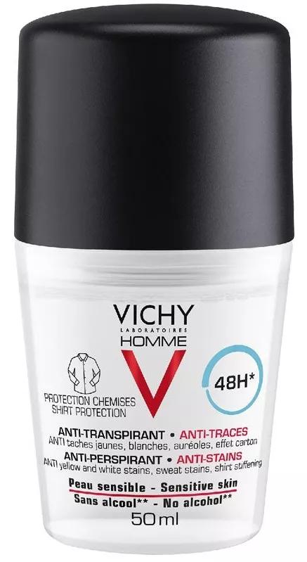 Vichy Homme desodorizante Antitranspirante Homme 48H 50 ml