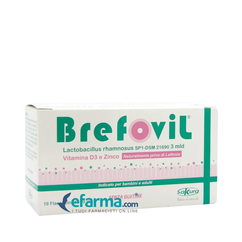 Brefovil Integratore di Fermenti Probiotici 10 Flaconcini