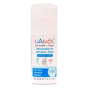 Hidrotelial Nanos Desodorante Natural Spray Axilas e Pés 75 ml