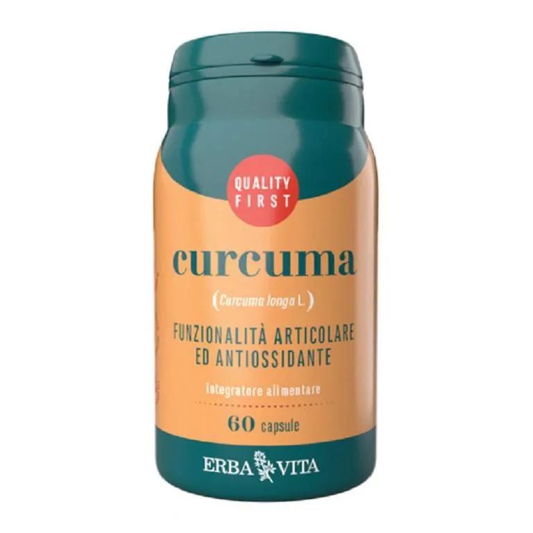 Erba Vita Curcuma Integratore Articolare 60 Capsule