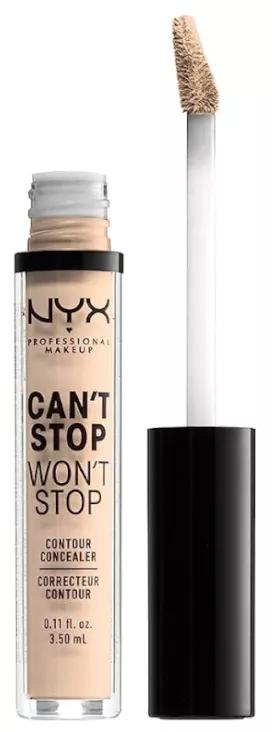 Nyx Can't Stop Won't Stop Concealer contorno avorio chiaro