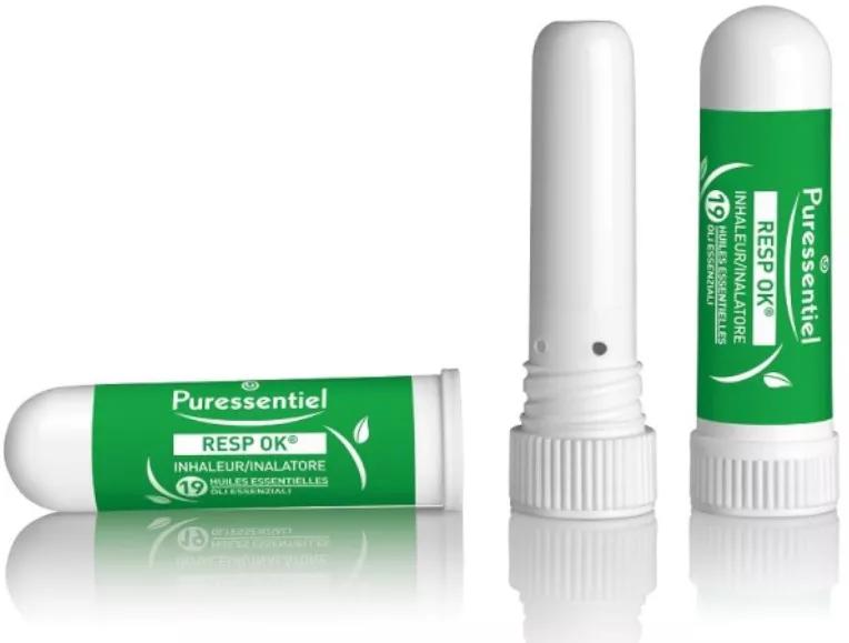 RespOK Inhalator mit 19 ätherischen Ölen von Puressentiel 1ml
