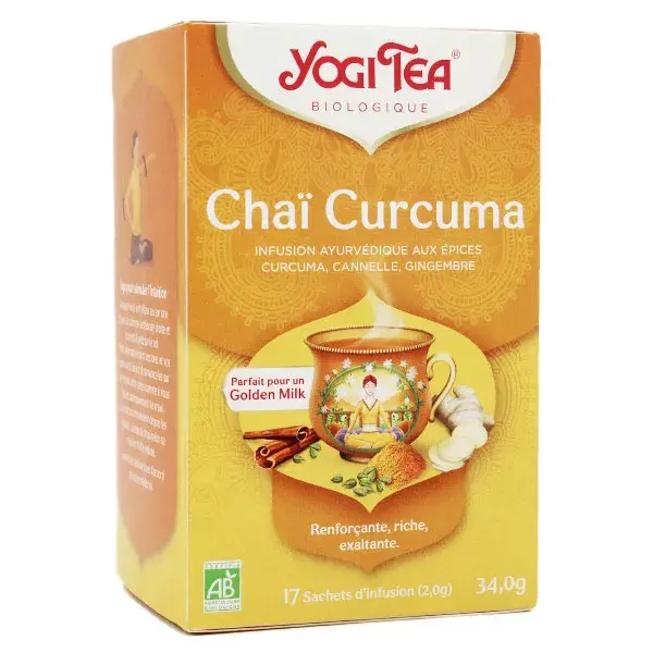 Yogi Tea Chaï Curcuma 17 sobres