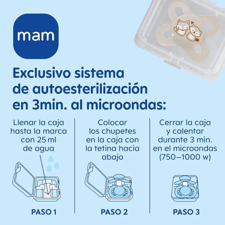 MAM Welcome To The World Cadeauset met 3 Easy Start anti-koliek flesjes, Start Nano-fopspeen, Clip It! & Cover, met fopspeenhoes, neutraal