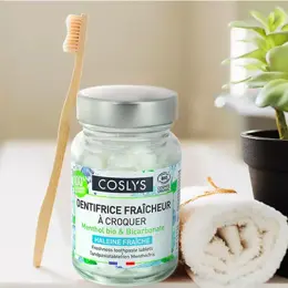 Coslys Dentifrice Fraîcheur à Croquer Bio 120 pastilles