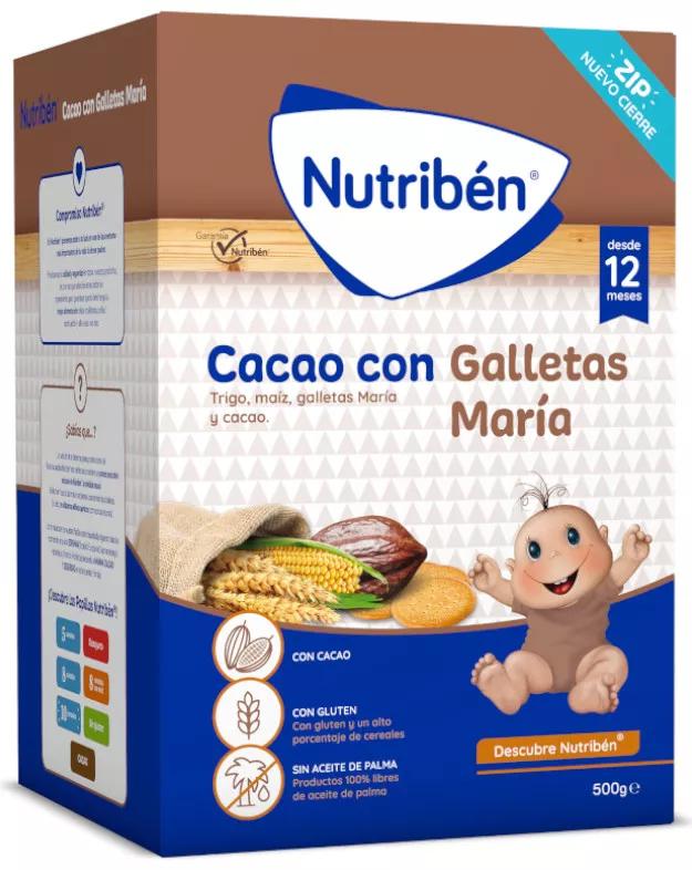 Nutriben Cacaopap met Maria Koekjes 500 gr