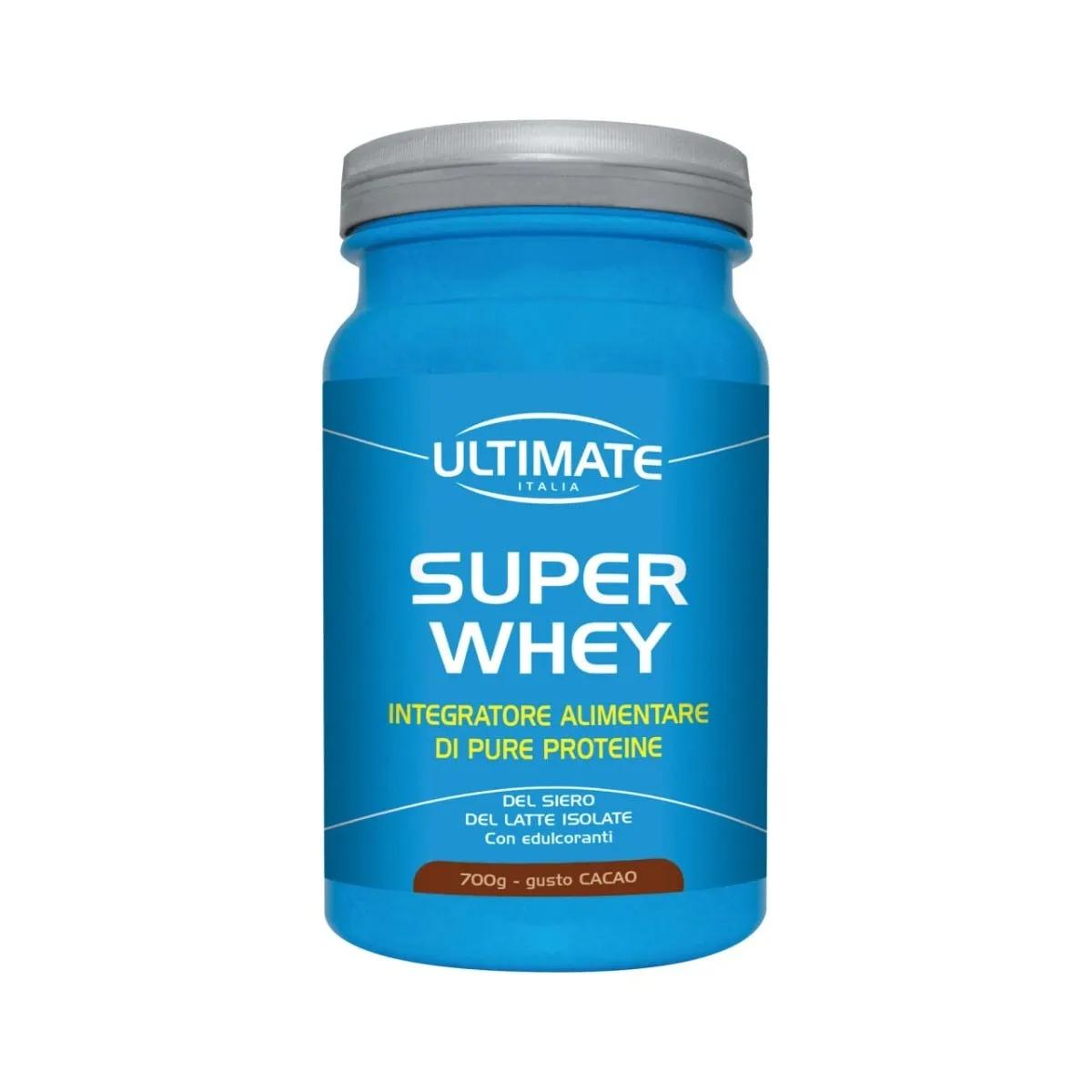 Ultimate Super Whey Cioccolato Scuro Integratore Di Proteine 700 G