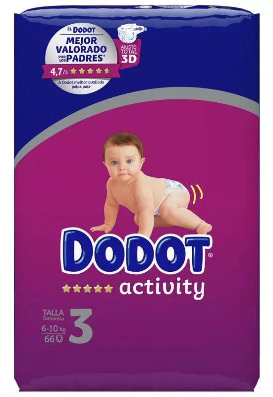 Dodot Bebé Seco Extra Absorción T3 66 Uds - Dodot