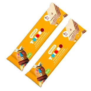 Smileat Triboo Organic Cocoa-Filled Wafer Bar 2x30g