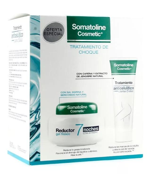 Somatoline Pack Noite gel Fresco 400ml + Tonificante 250ml